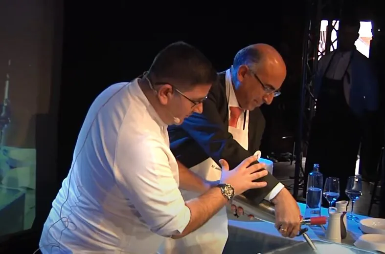 Showcooking durante la celebración del 30 aniversario de Ricopia